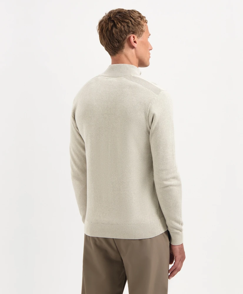 No Excess Half Zip Trui Structure
