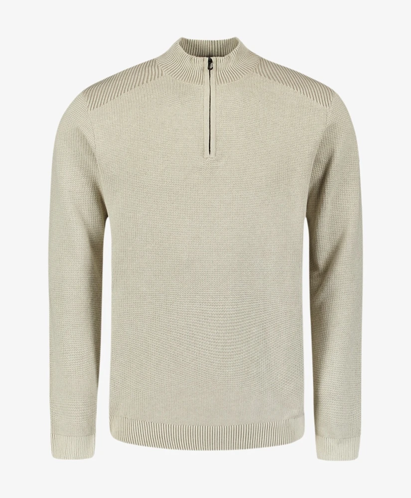 No Excess Half Zip Trui Structure