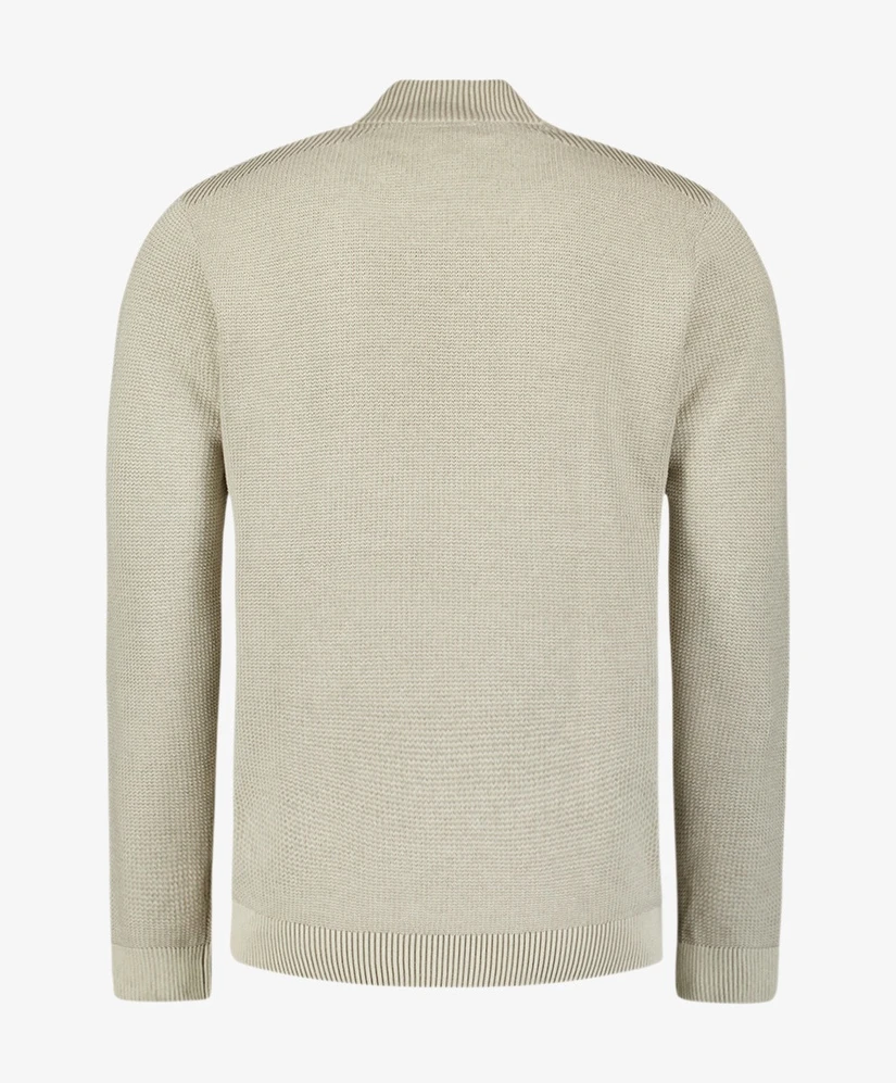 No Excess Half Zip Trui Structure