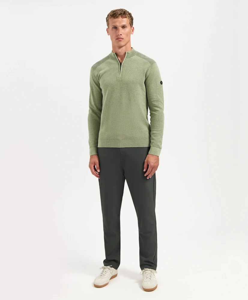 No Excess Half Zip Trui Structure
