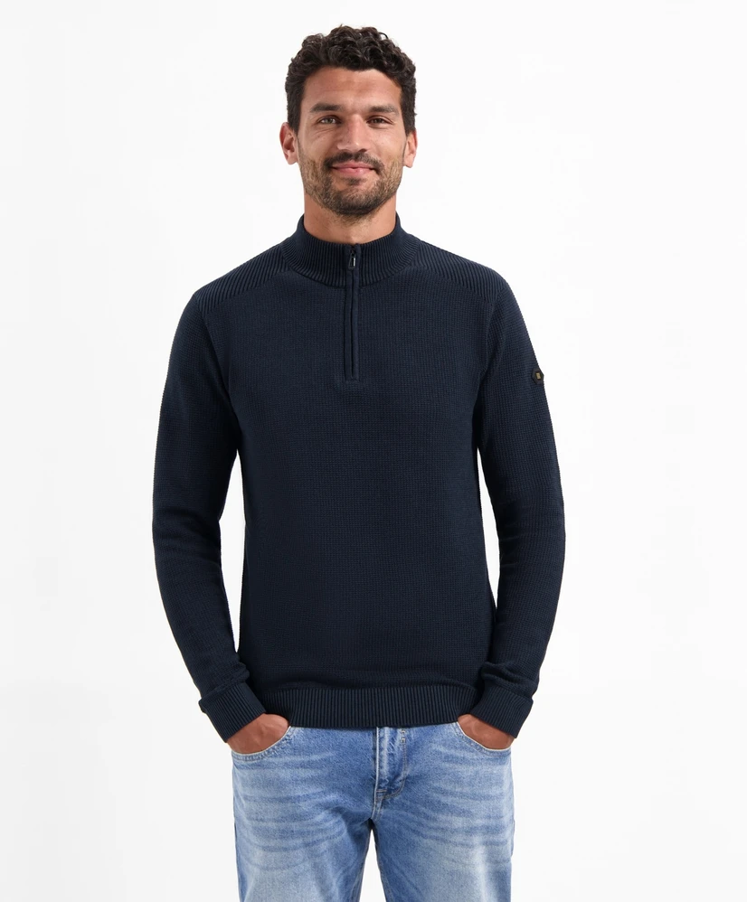 No Excess Half Zip Trui Structure