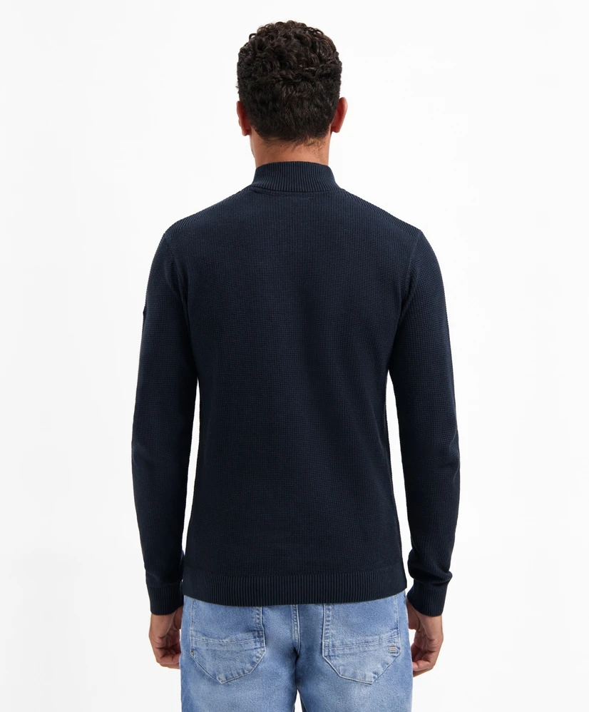 No Excess Half Zip Trui Structure