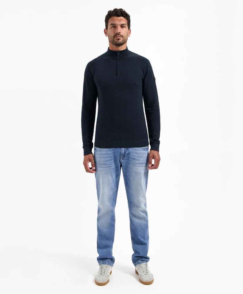 No Excess Half Zip Trui Structure