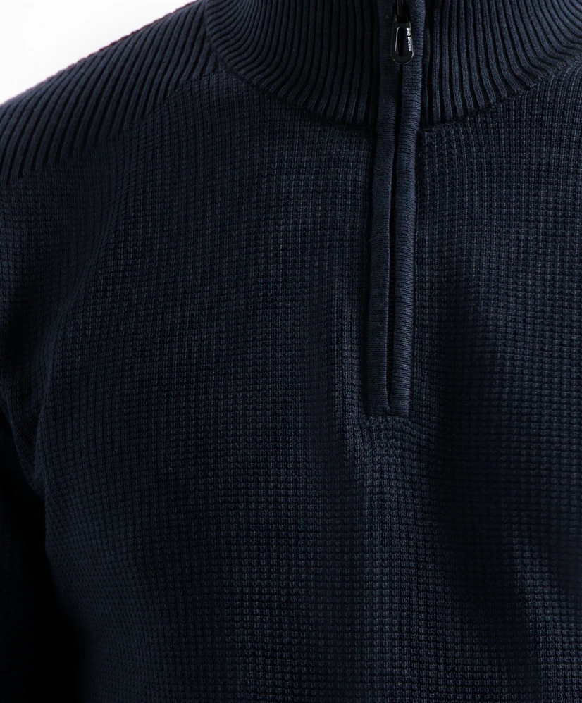 No Excess Half Zip Trui Structure