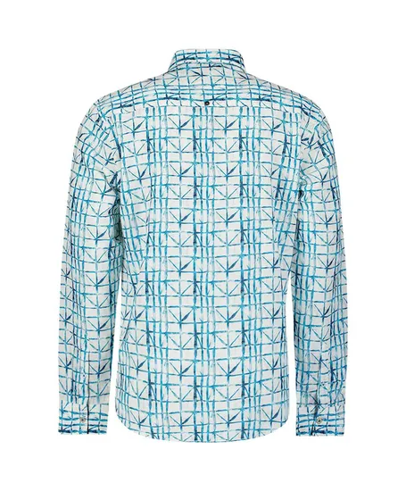 No Excess Overhemd Allover Print Regular Fit