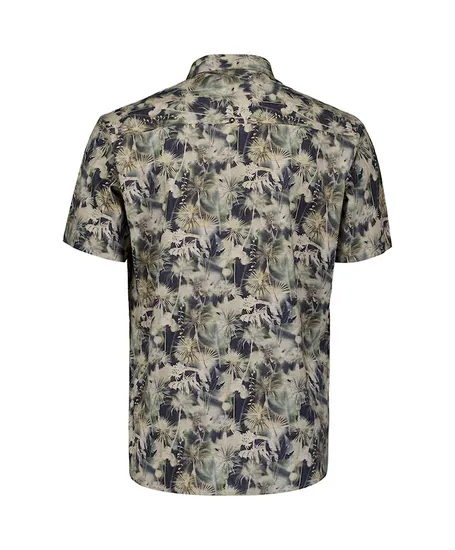 No Excess Overhemd Allover Print Regular Fit