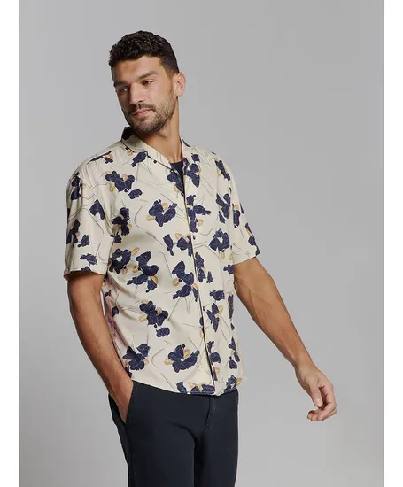 No Excess Overhemd Allover Print Regular Fit
