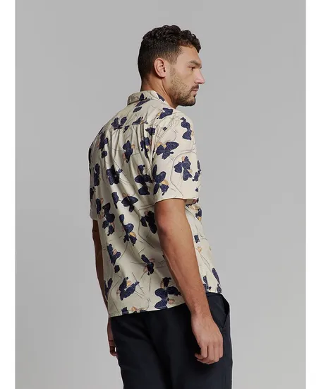 No Excess Overhemd Allover Print Regular Fit