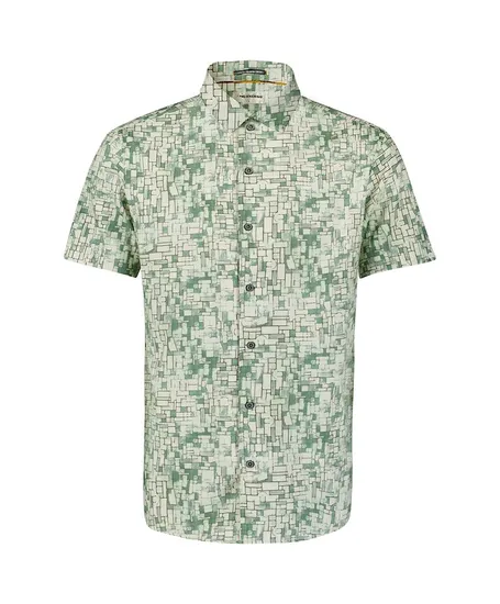 No Excess Overhemd Allover Print Regular Fit