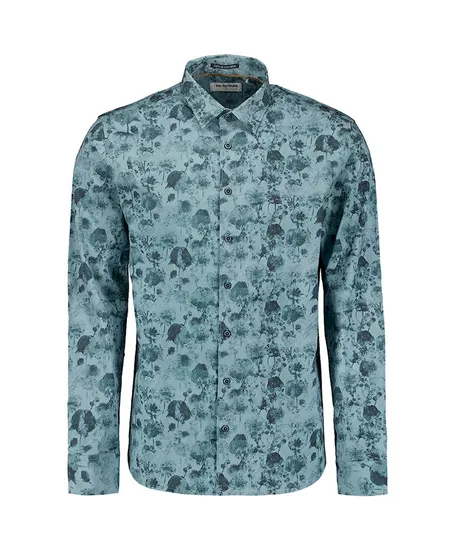 No Excess Overhemd Allover Print Regular Fit