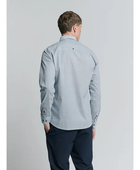 No Excess Overhemd Allover Print Regular Fit