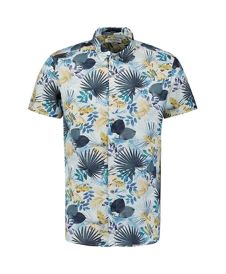 No Excess Overhemd Allover Print Regular Fit