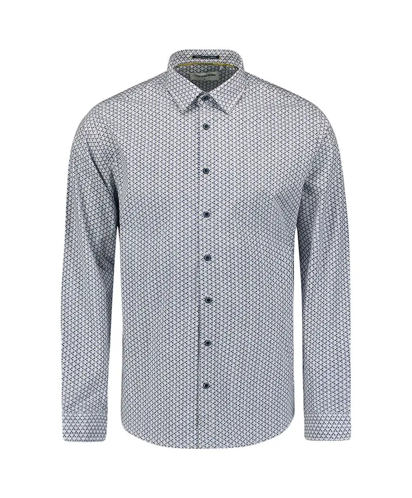 No Excess Overhemd Allover Print Regular Fit