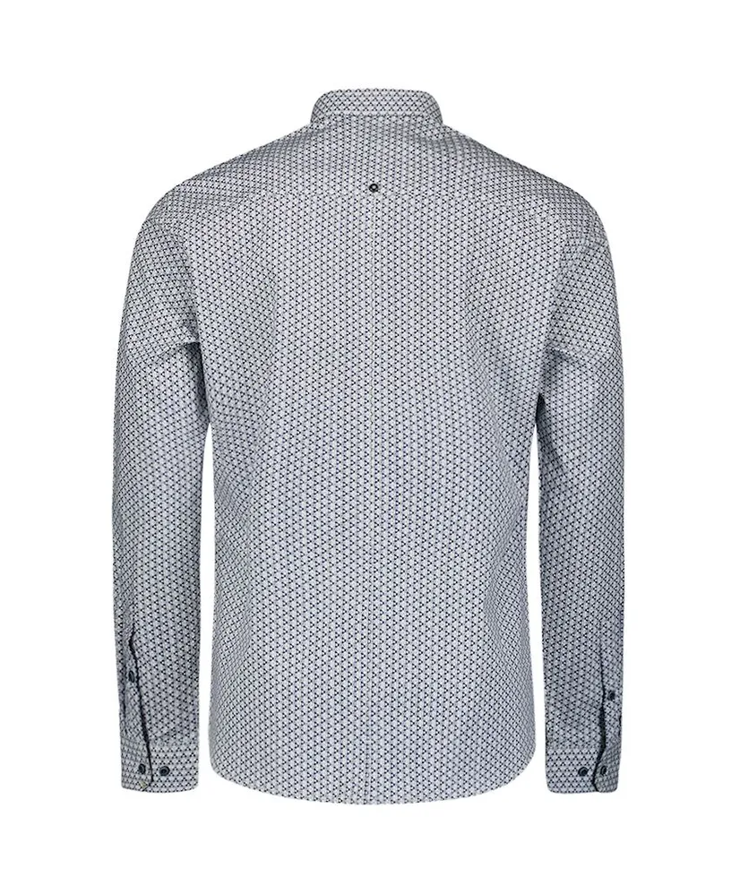 No Excess Overhemd Allover Print Regular Fit