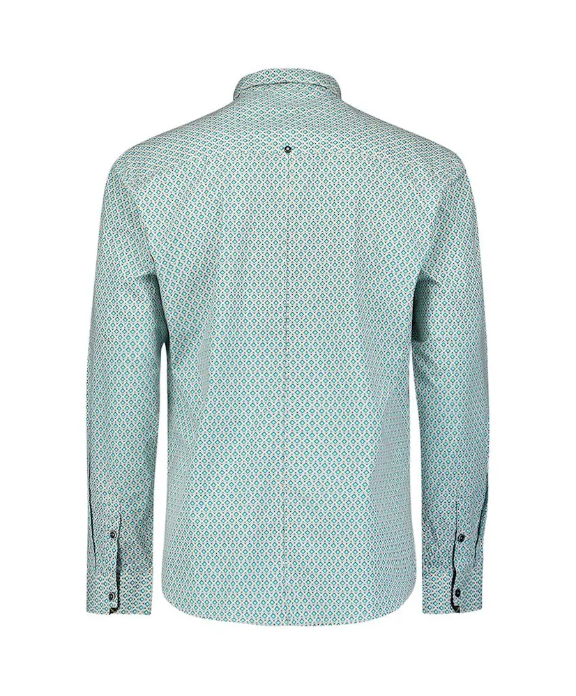 No Excess Overhemd Allover Print Regular Fit