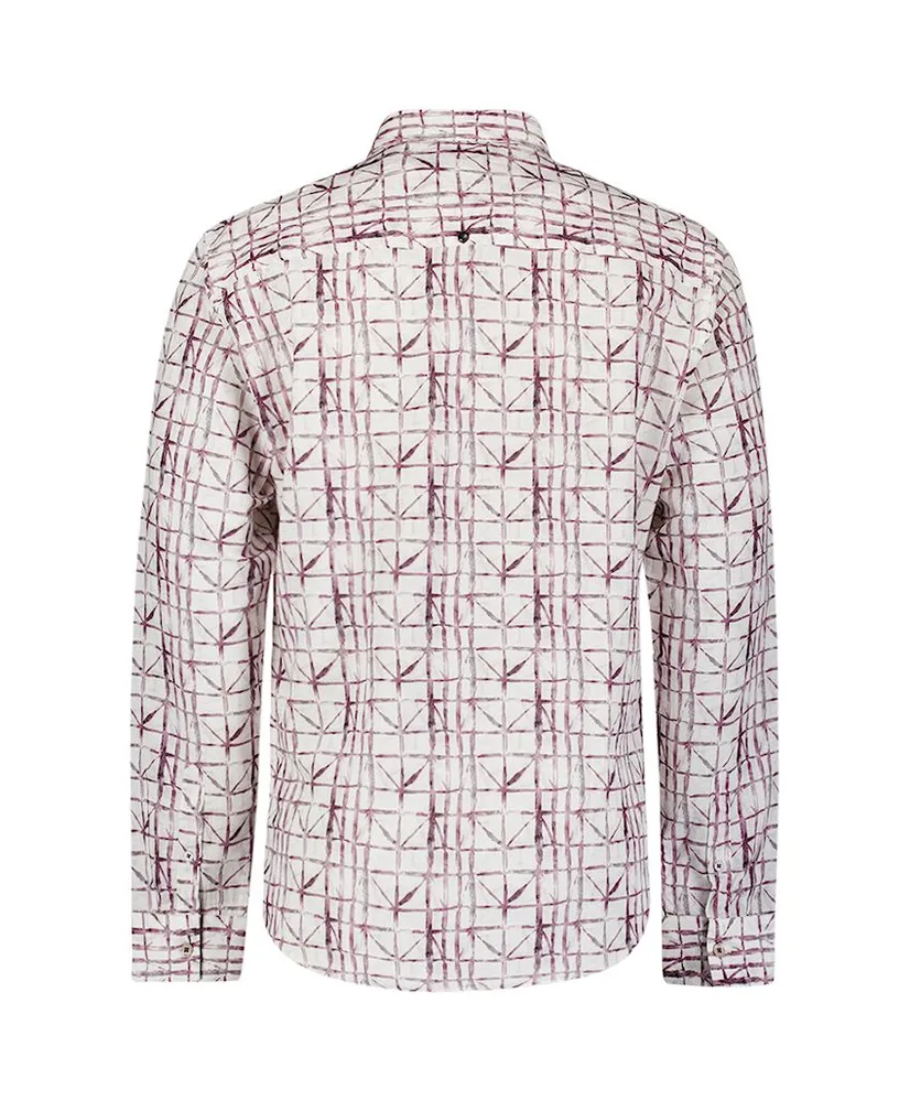 No Excess Overhemd Allover Print Regular Fit