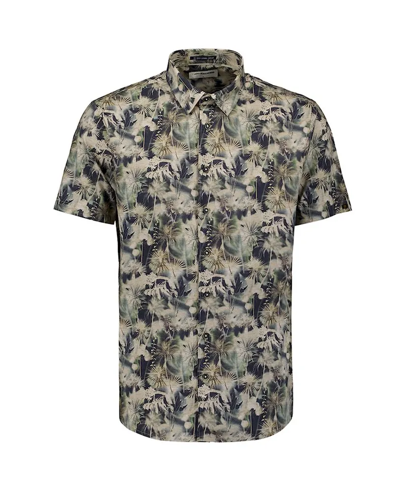 No Excess Overhemd Allover Print Regular Fit