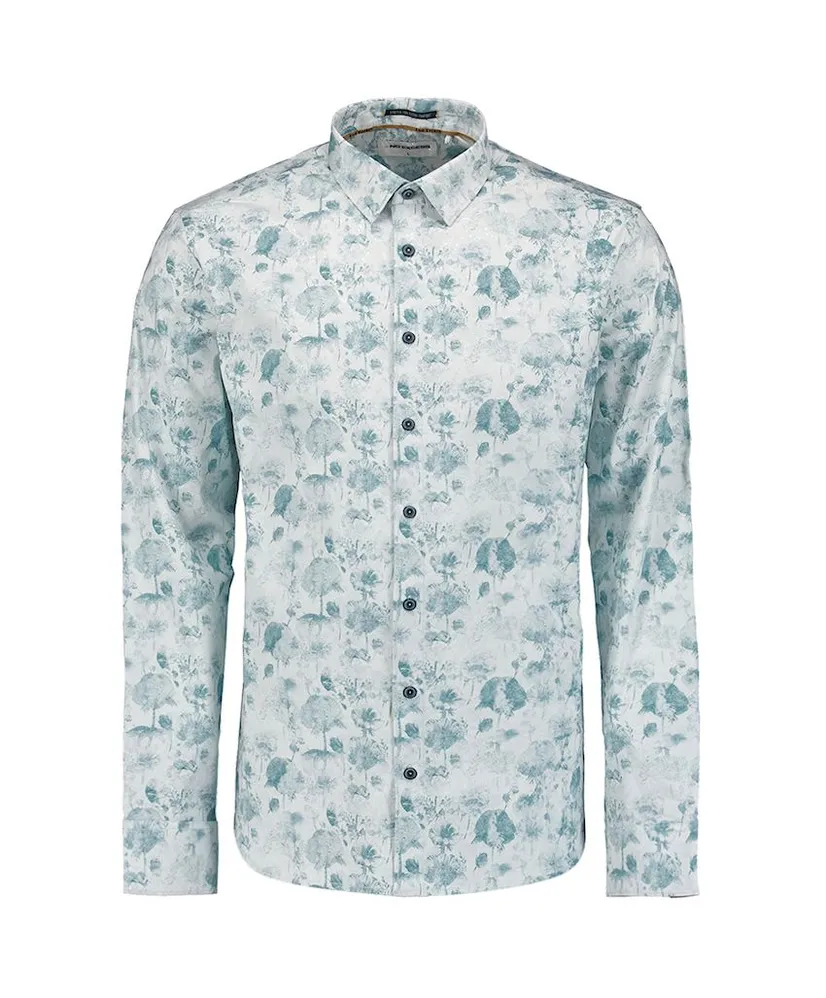 No Excess Overhemd Allover Print Regular Fit