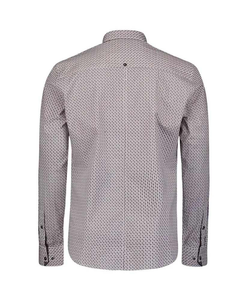 No Excess Overhemd Allover Print Regular Fit