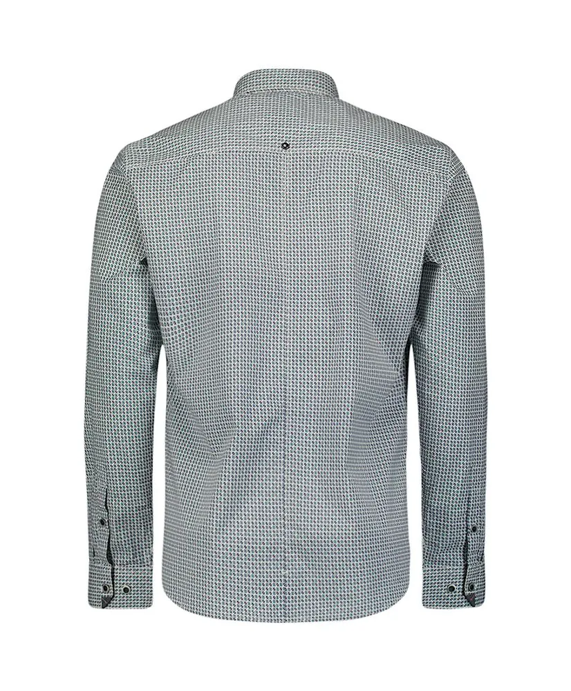 No Excess Overhemd Allover Print Regular Fit