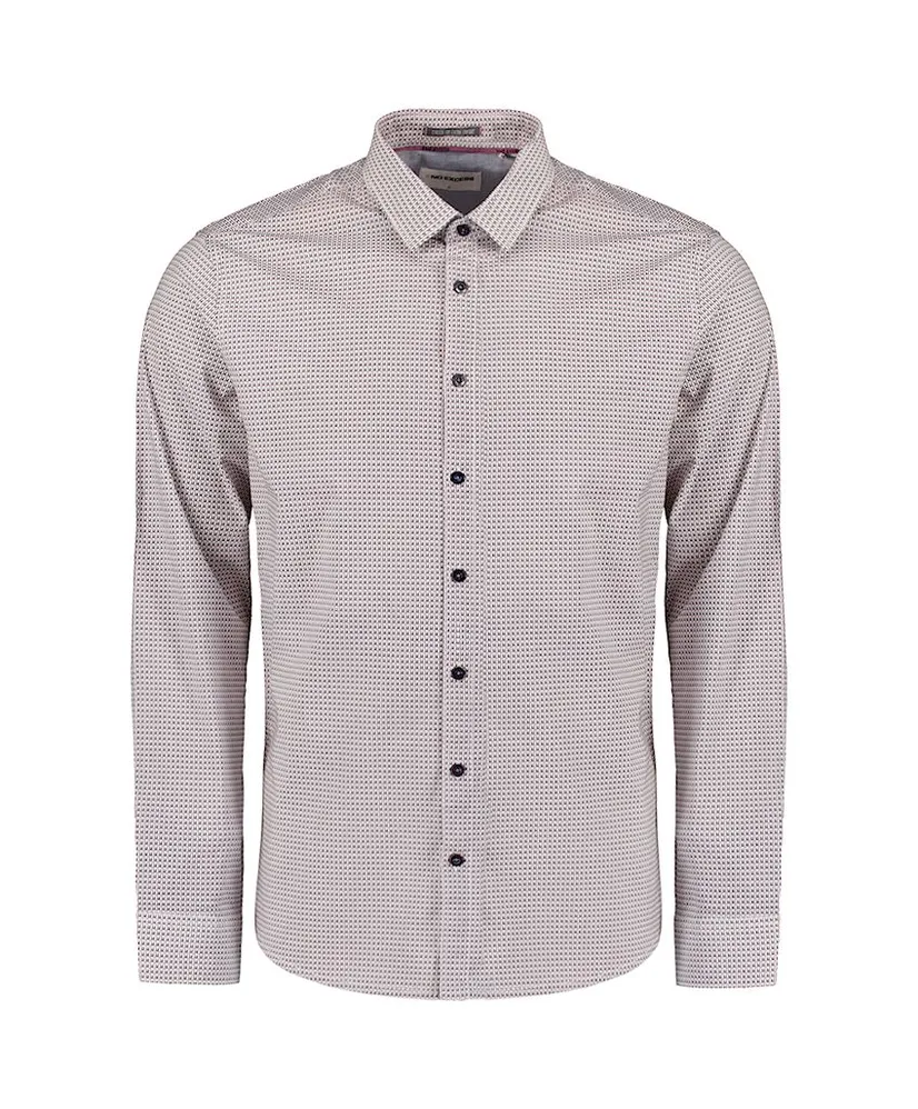 No Excess Overhemd Allover Print Regular Fit
