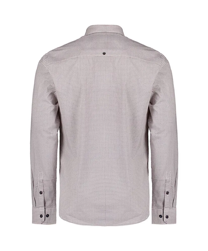 No Excess Overhemd Allover Print Regular Fit