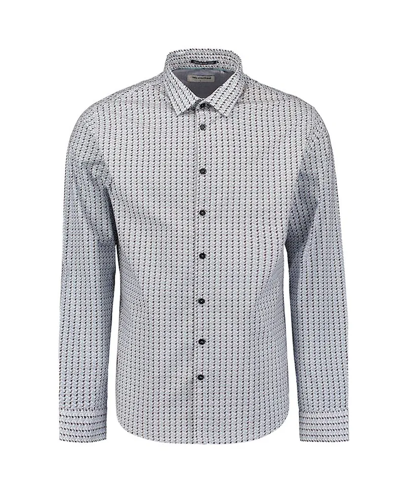 No Excess Overhemd Allover Print Regular Fit