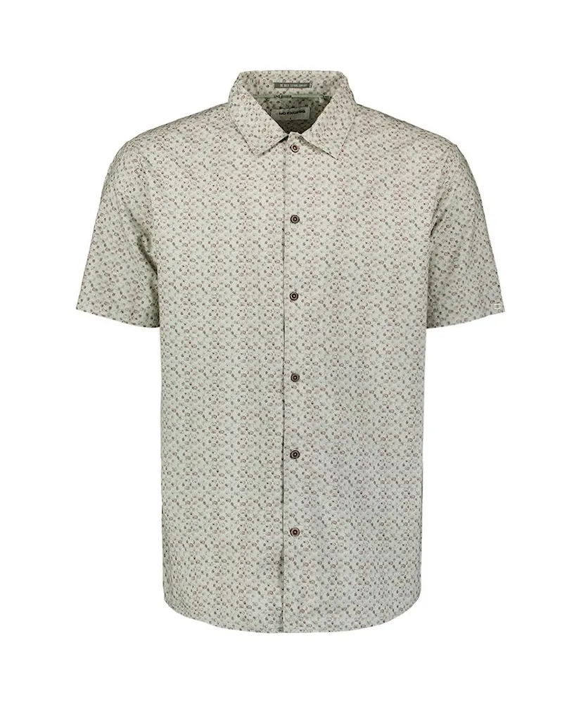 No Excess Overhemd Allover Print Regular Fit