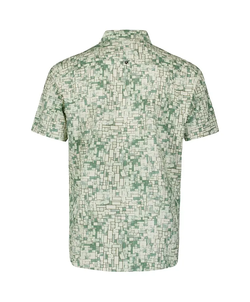 No Excess Overhemd Allover Print Regular Fit