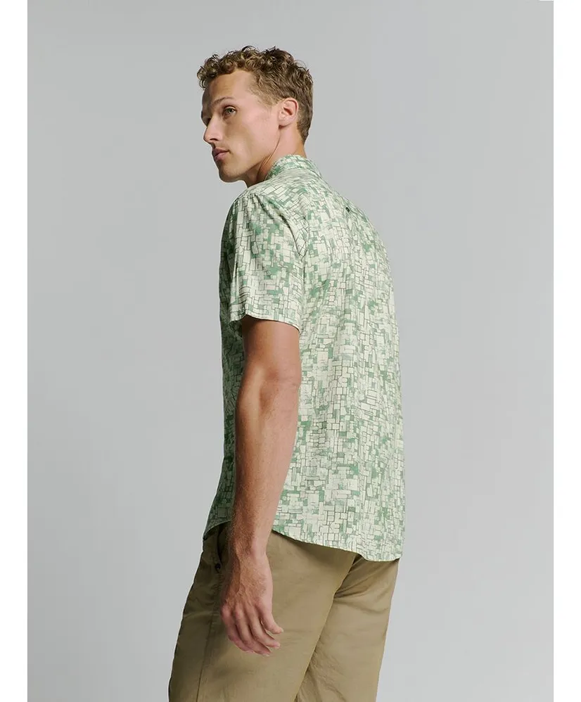 No Excess Overhemd Allover Print Regular Fit