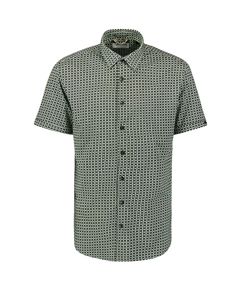 No Excess Overhemd Allover Print Regular Fit