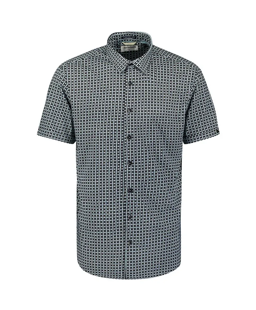 No Excess Overhemd Allover Print Regular Fit