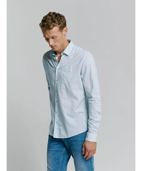 No Excess Overhemd Allover Print