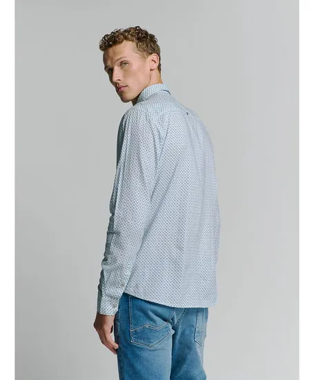 No Excess Overhemd Allover Print