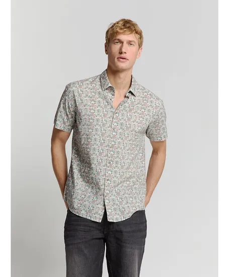No Excess Overhemd Allover Print