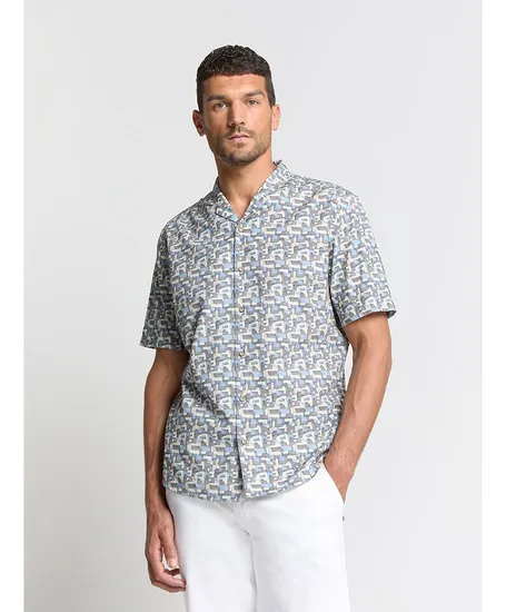 No Excess Overhemd Allover Print
