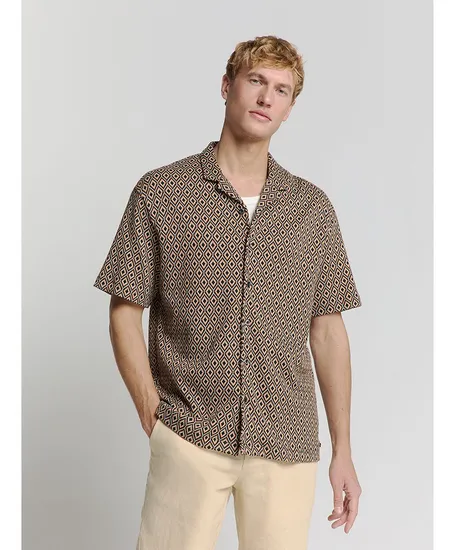 No Excess Overhemd Allover Print
