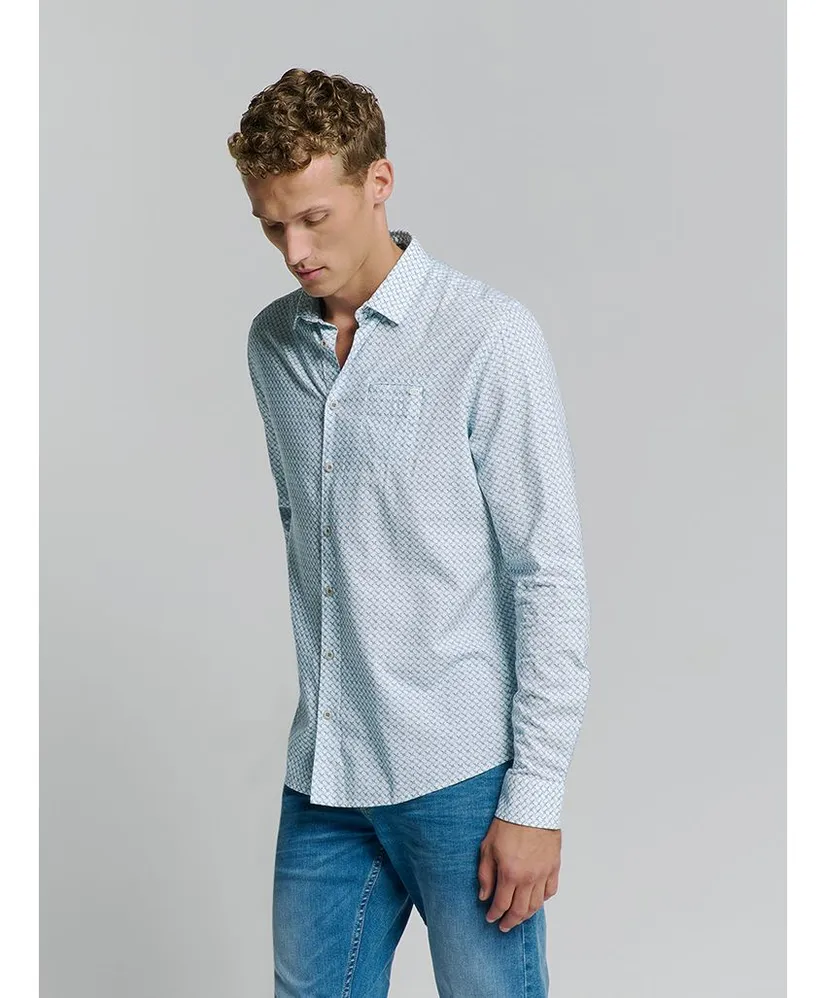 No Excess Overhemd Allover Print