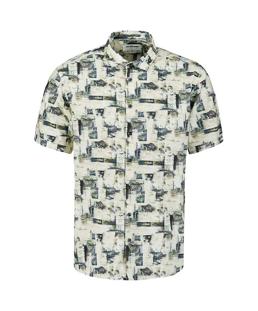 No Excess Overhemd Allover Print