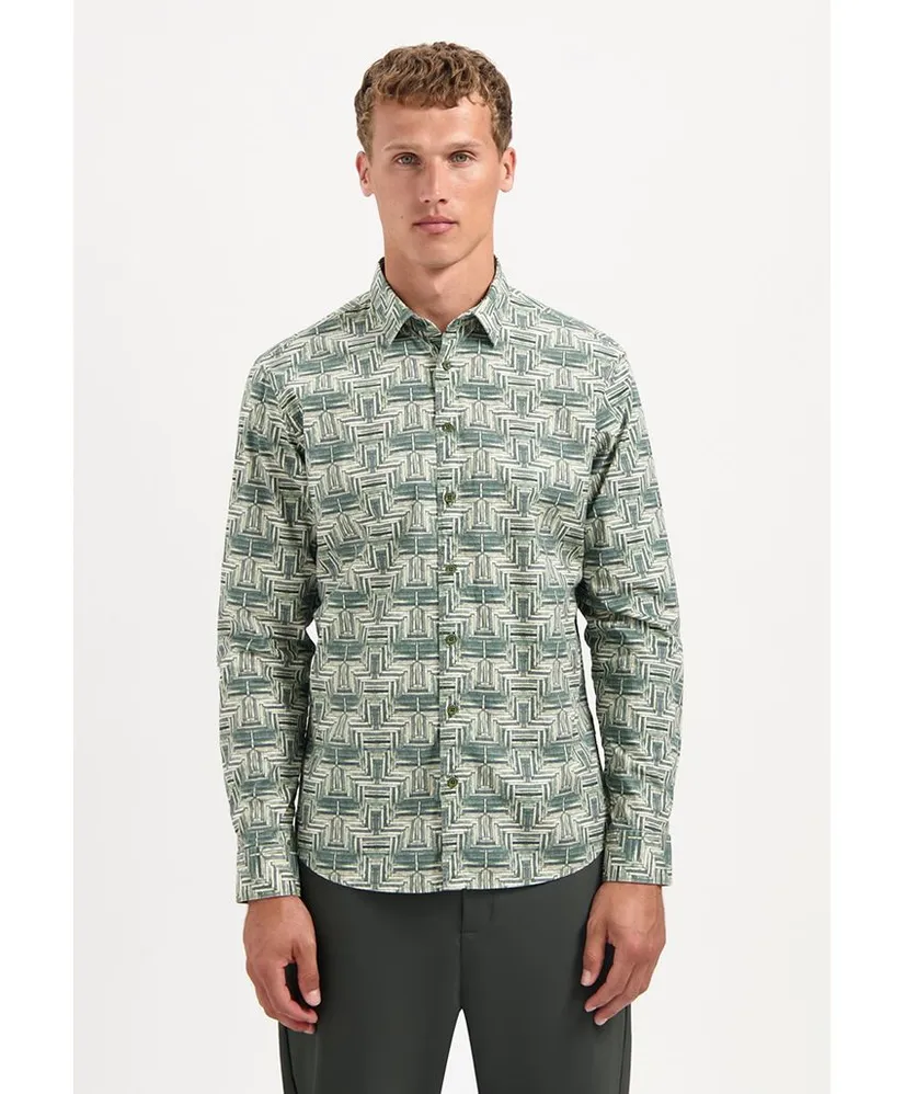 No Excess Overhemd Allover Print