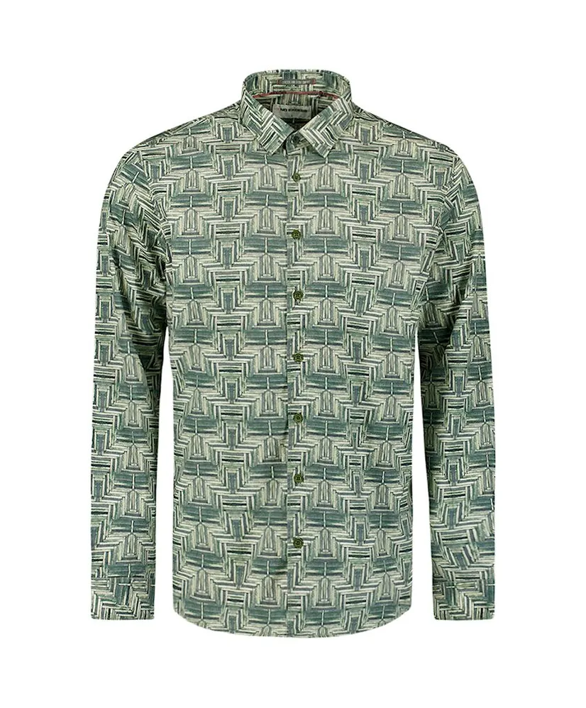 No Excess Overhemd Allover Print