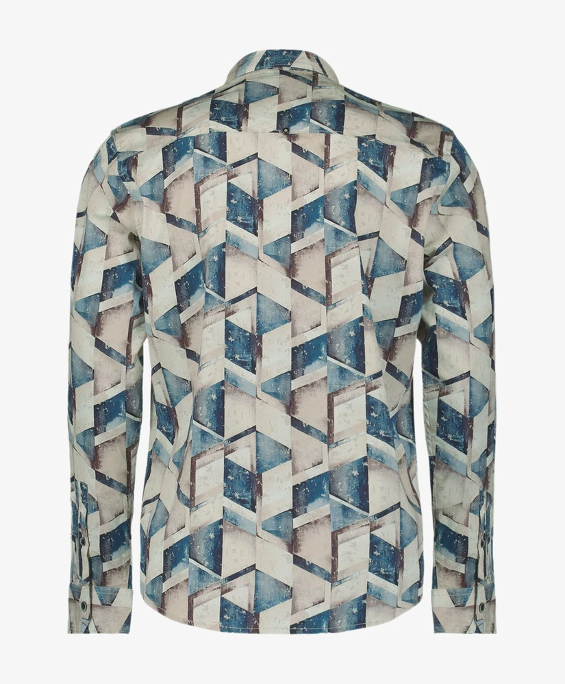 No Excess Overhemd Allover Print