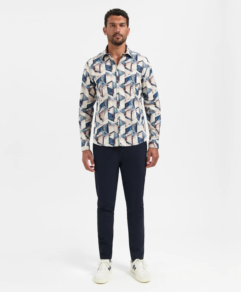 No Excess Overhemd Allover Print