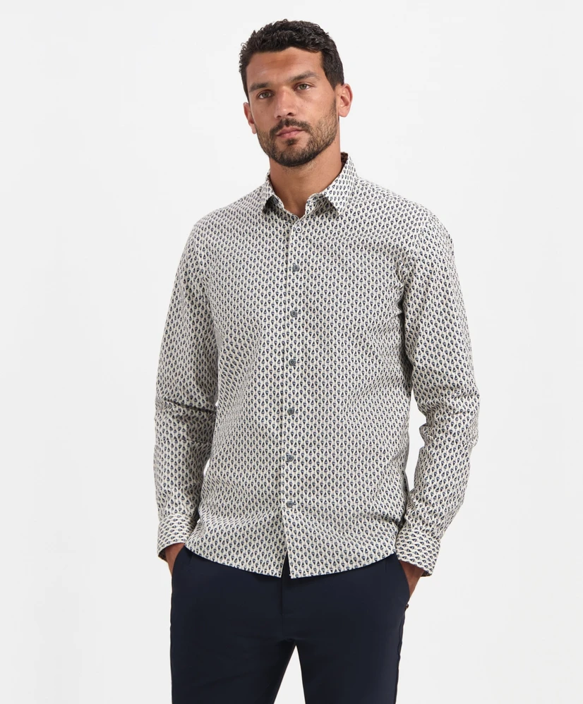 No Excess Overhemd Allover Print