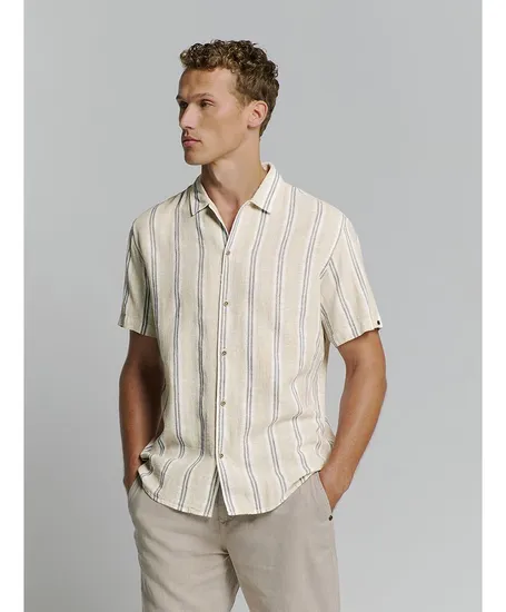 No Excess Overhemd Dobby Regular Fit