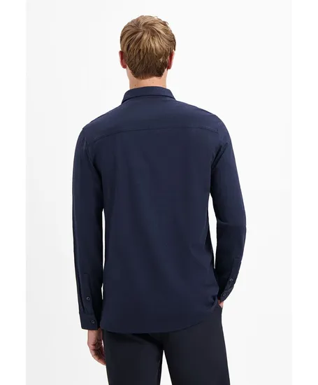 No Excess Overhemd Effen Regular Fit
