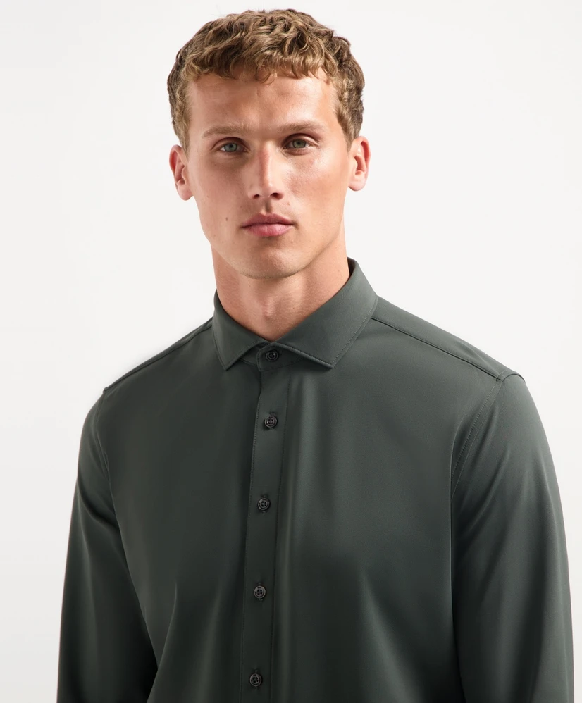 No Excess Overhemd Effen Regular Fit