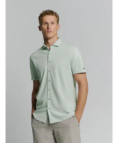 No Excess Overhemd Gemêleerd Regular Fit
