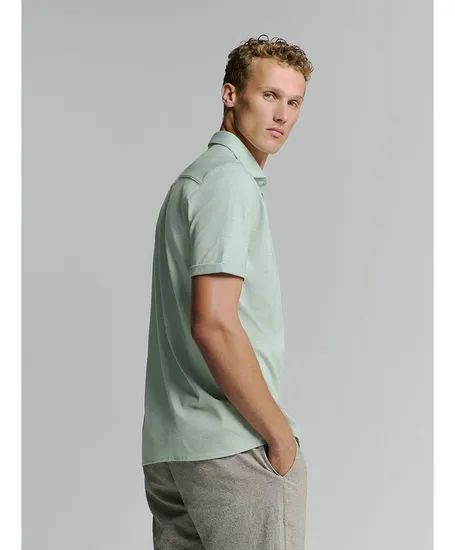 No Excess Overhemd Gemêleerd Regular Fit
