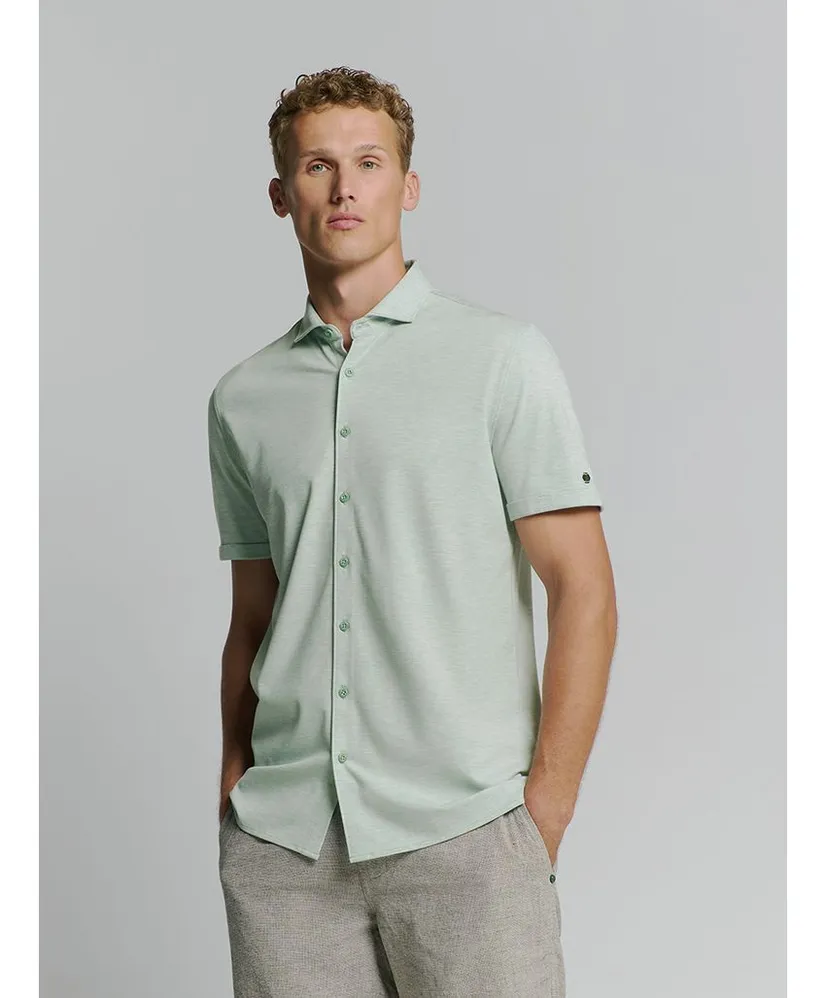 No Excess Overhemd Gemêleerd Regular Fit